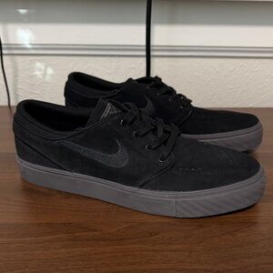 Boys Nike SB Zoom Stefan Janoski, New W/o Tags/Box, Black, Boy 5/Women 6.5